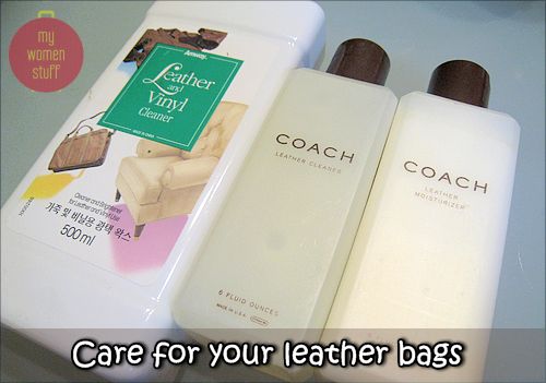How I clean my Coach leather bags using Coach leather cleaner | Coach  Cassie | Coach Pillow Tabby - YouTube