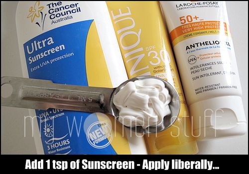 1/4 teaspoon or roughly 2-3 fingers for your face - that's how you measure  the amount of sunscreen they used to test these products and get…