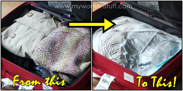 Using vacuum sealed bags for travelling: The BEST way to save