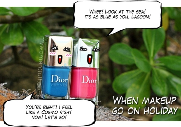 Dior Cosmo & Lagoon nail vernis review and swatches