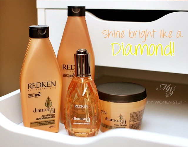 Review: Redken Diamond Shampoo, Conditioner, Deep Facets Mask, Shatterproof Shine Oil