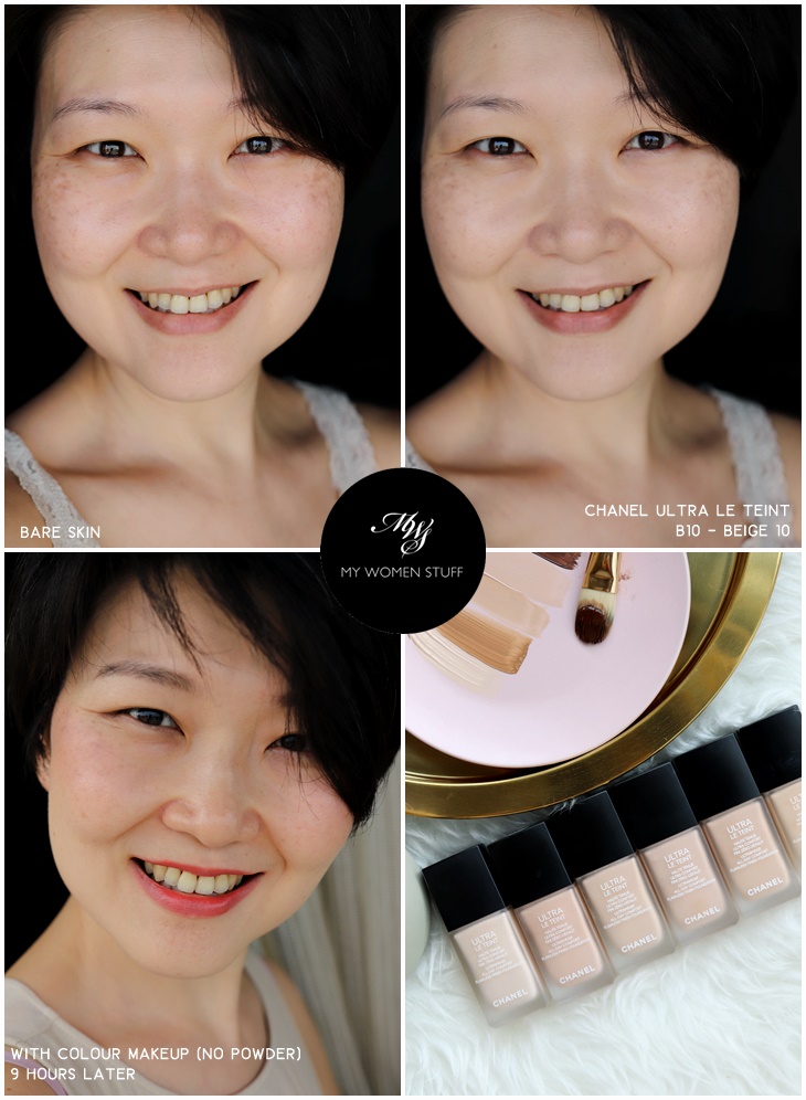 Chanel Perfection Lumière Velvet Foundation Review; Before and After Pics